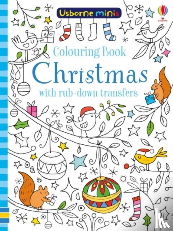 Robson, Kirsteen - Colouring Book Christmas with rub-down transfers