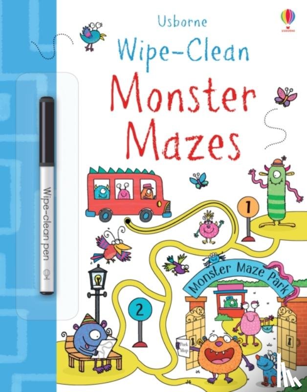 Bingham, Jane - Wipe-Clean Monster Mazes