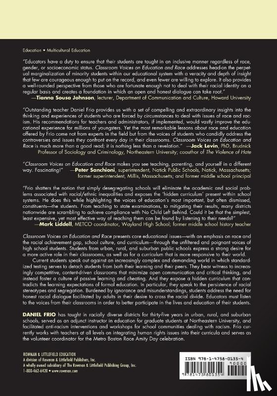 Frio, Daniel - Classroom Voices on Education and Race