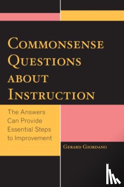 Giordano, Gerard - Commonsense Questions about Instruction