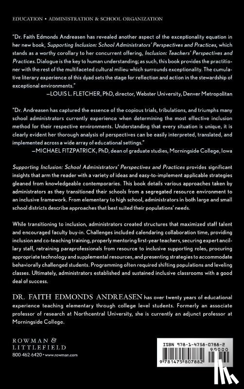 Andreasen, Faith Edmonds - Supporting Inclusion