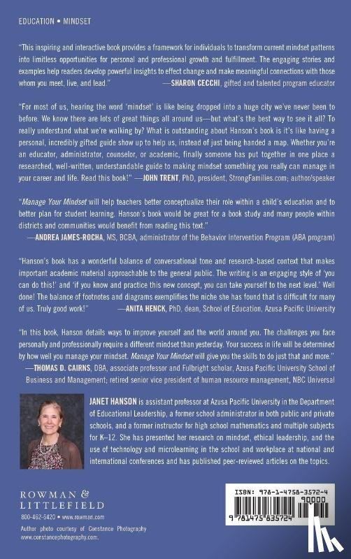 Hanson, Janet - Manage Your Mindset
