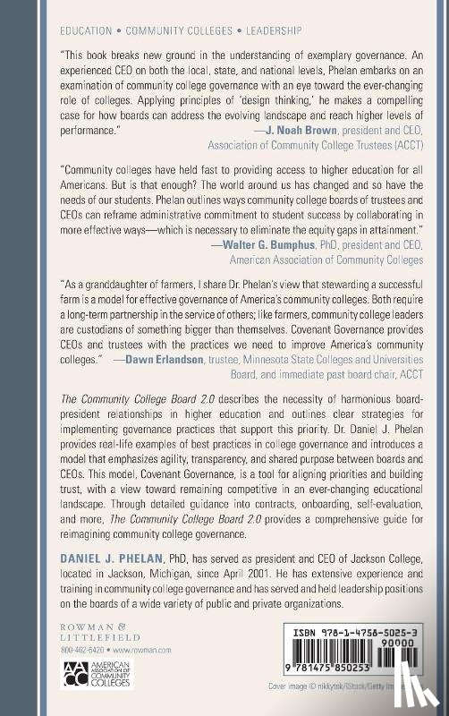 Phelan, Daniel J. - The Community College Board 2.0