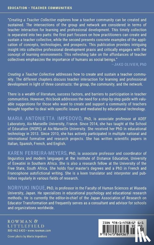 Impedovo, Maria, Ferreira-Meyers, Karen, Inoue, Noriyuki - Creating a Teacher Collective