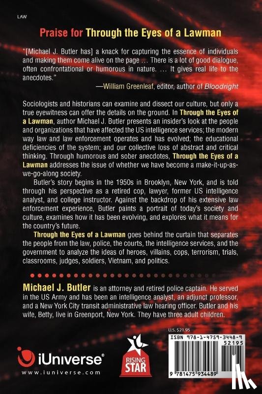 Butler, Michael J (Clark University Worcester USA and East Carolina University Greenville USA) - Through the Eyes of a Lawman