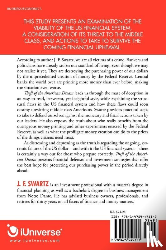 Swartz, J F - Theft of the American Dream