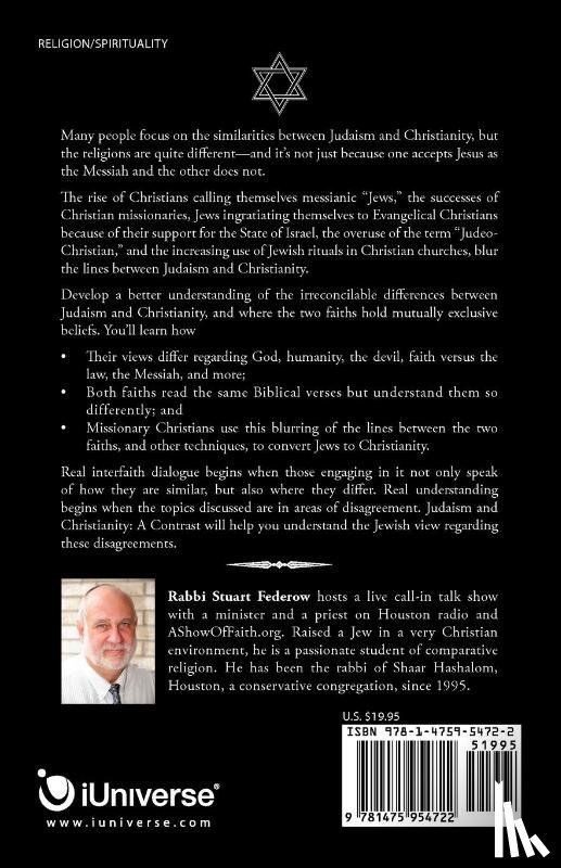 Federow, Rabbi Stuart - Judaism and Christianity