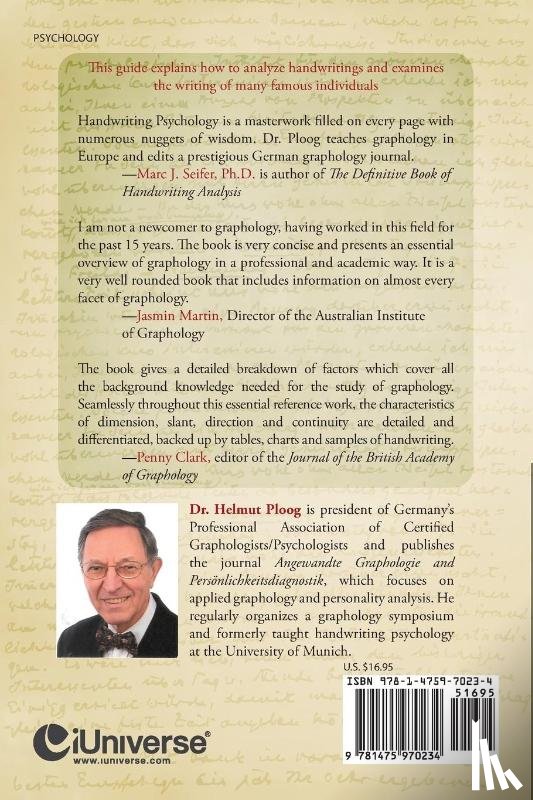 Ploog - Handwriting Psychology