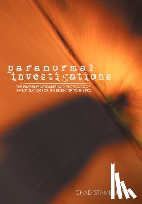 Stambaugh, Chad - Paranormal Investigations