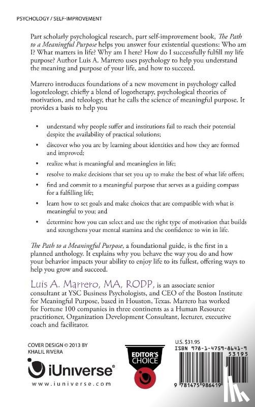 Marrero Ma Rodp, Luis A - The Path to a Meaningful Purpose