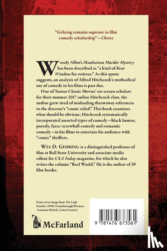 Gehring, Wes D. - Hitchcock and Humor
