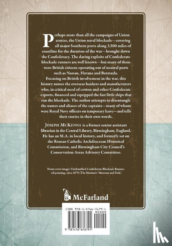 McKenna, Joseph - British Blockade Runners in the American Civil War