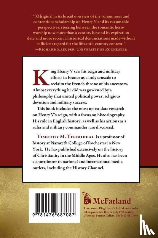 Thibodeau, Timothy M. - Henry V, Holy Warrior