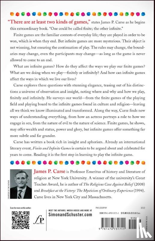 Carse, James - Finite and Infinite Games