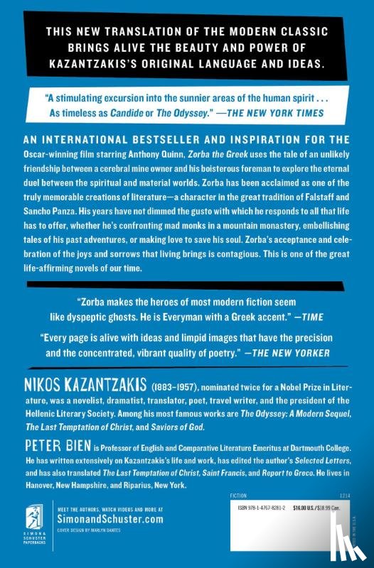 Kazantzakis, Nikos - Zorba the Greek