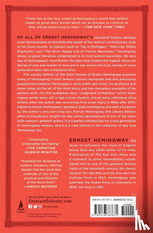 Hemingway, Ernest - The Short Stories of Ernest Hemingway
