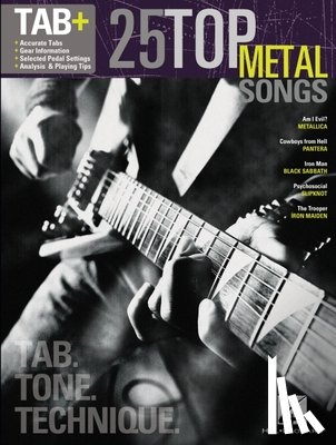 Hal Leonard Corp - 25 Top Metal Songs - Tab. Tone. Technique.