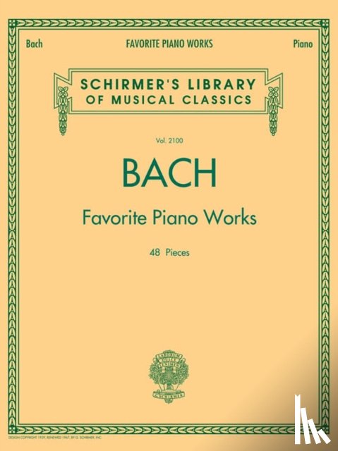 Bach, Johann Sebastian - Favourite Piano Works