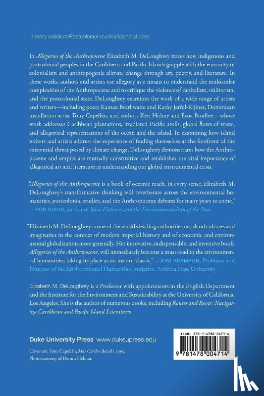 DeLoughrey, Elizabeth M. - Allegories of the Anthropocene