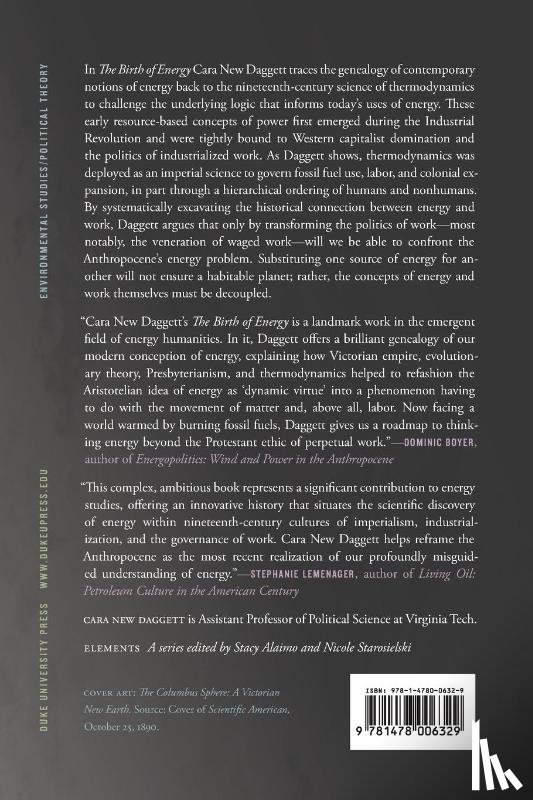 Daggett, Cara New - The Birth of Energy