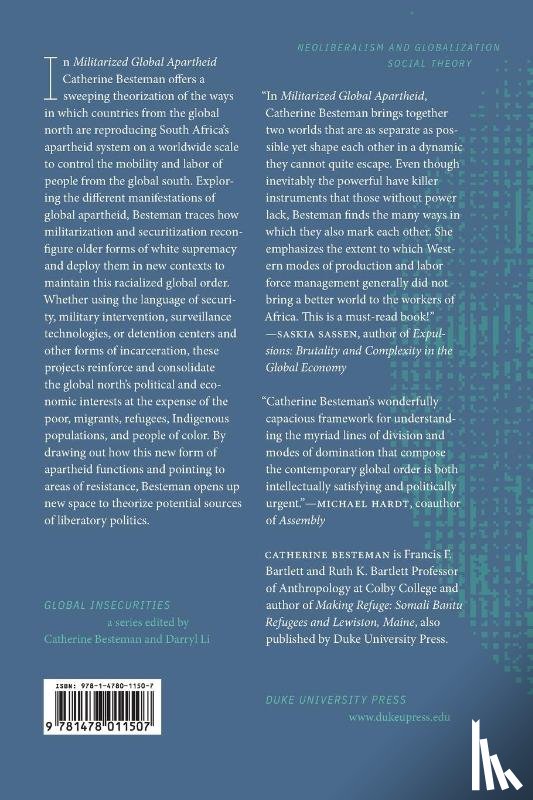 Besteman, Catherine - Militarized Global Apartheid
