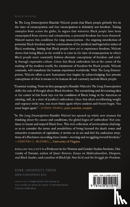 Walcott, Rinaldo - The Long Emancipation