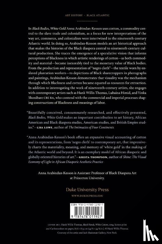 Arabindan-Kesson, Anna - Black Bodies, White Gold