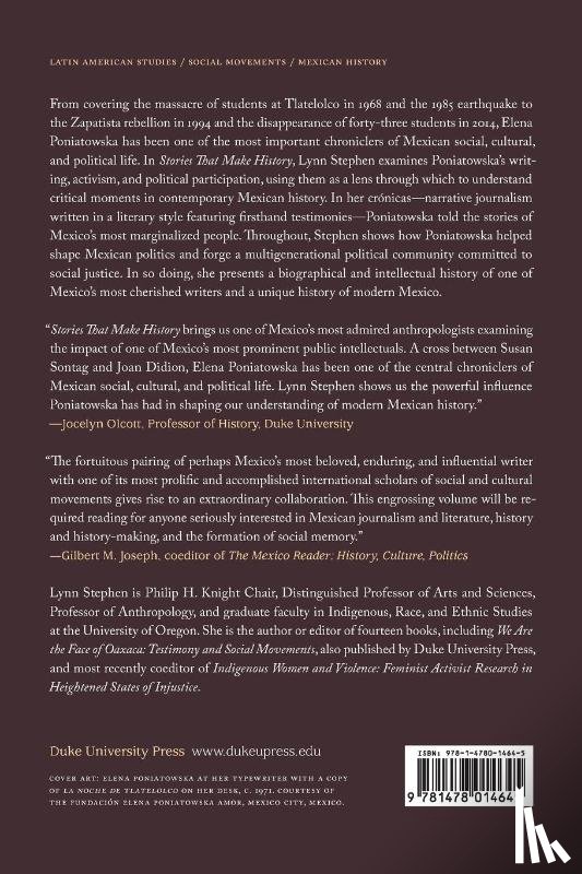 Stephen, Lynn - Stories That Make History