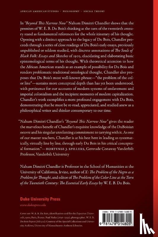 Chandler, Nahum Dimitri - "Beyond This Narrow Now"