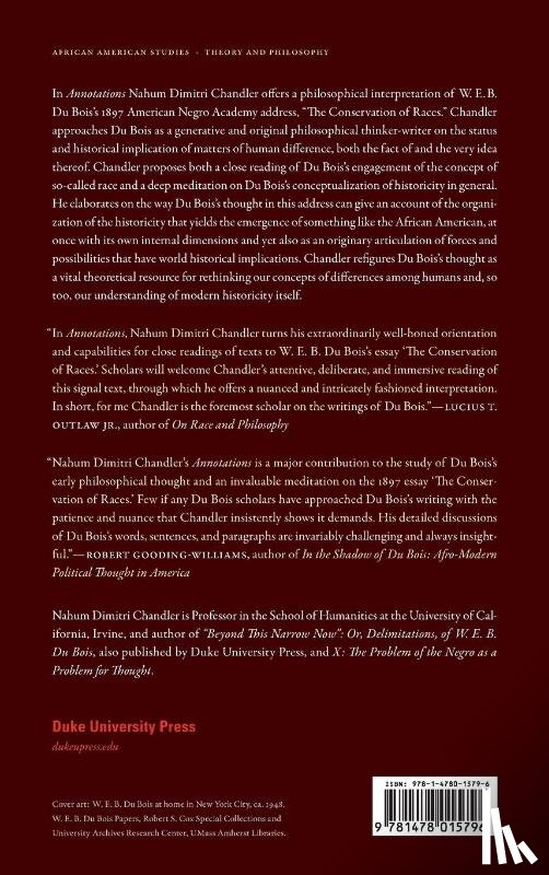 Chandler, Nahum Dimitri - Annotations