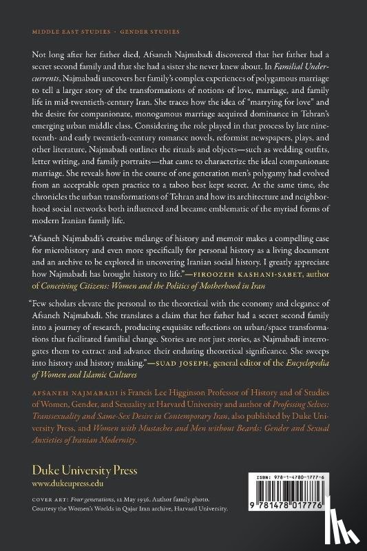 Najmabadi, Afsaneh - Familial Undercurrents