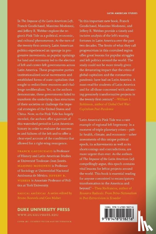 Gaudichaud, Franck, Modonesi, Massimo, Webber, Jeffery R. - The Impasse of the Latin American Left