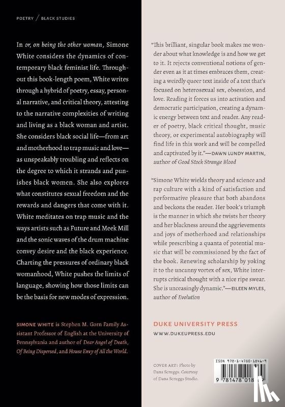 White, Simone - Or, on Being the Other Woman