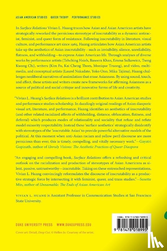 Huang, Vivian L. - Surface Relations