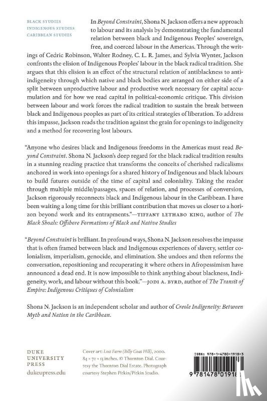 Jackson, Shona N. - Beyond Constraint
