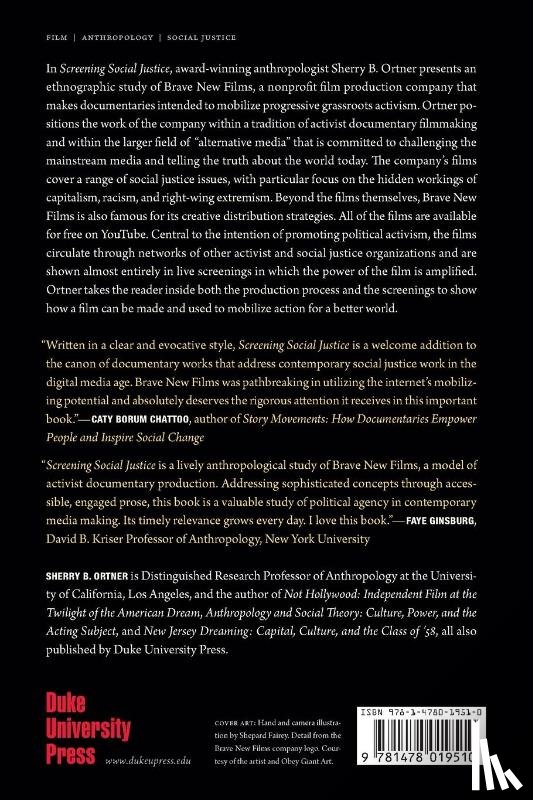 Ortner, Sherry B. - Screening Social Justice
