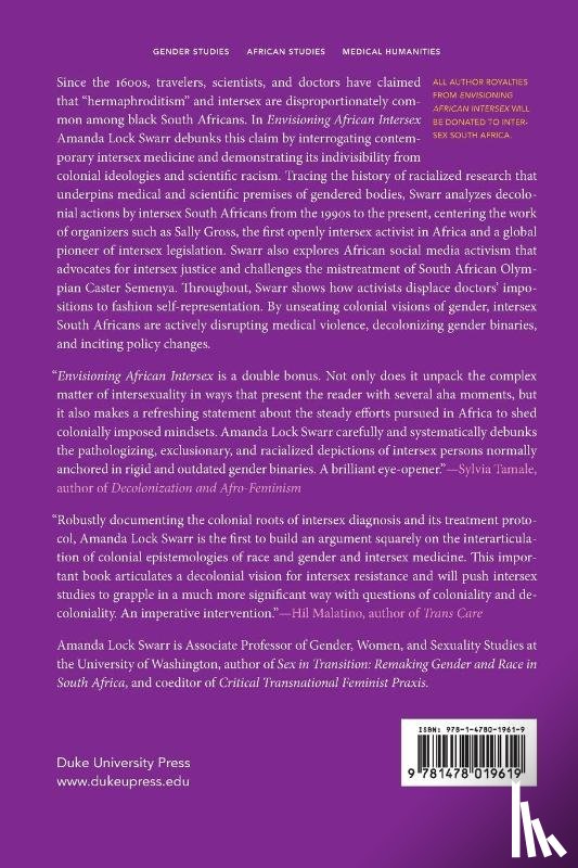 Swarr, Amanda Lock - Envisioning African Intersex