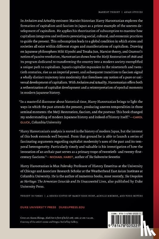 Harootunian, Harry - Archaism and Actuality