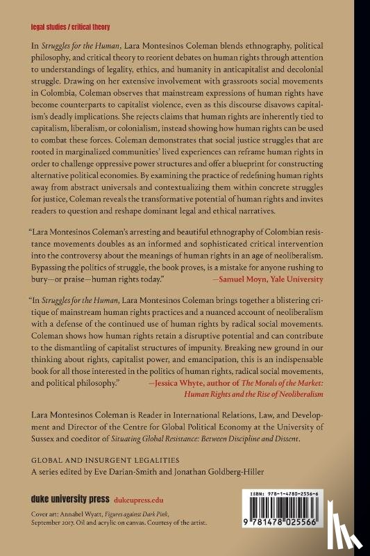Coleman, Lara Montesinos - Struggles for the Human