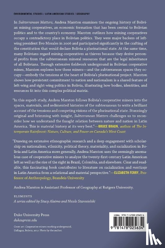 Marston, Andrea - Subterranean Matters