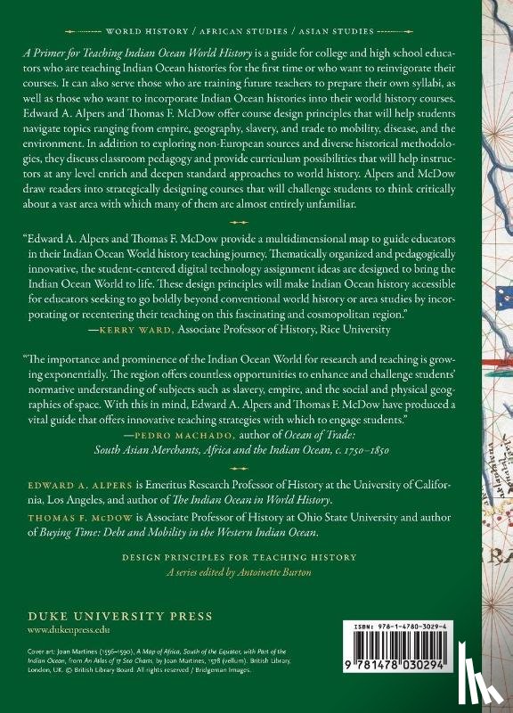 Alpers, Edward A., McDow, Thomas F. - A Primer for Teaching Indian Ocean World History