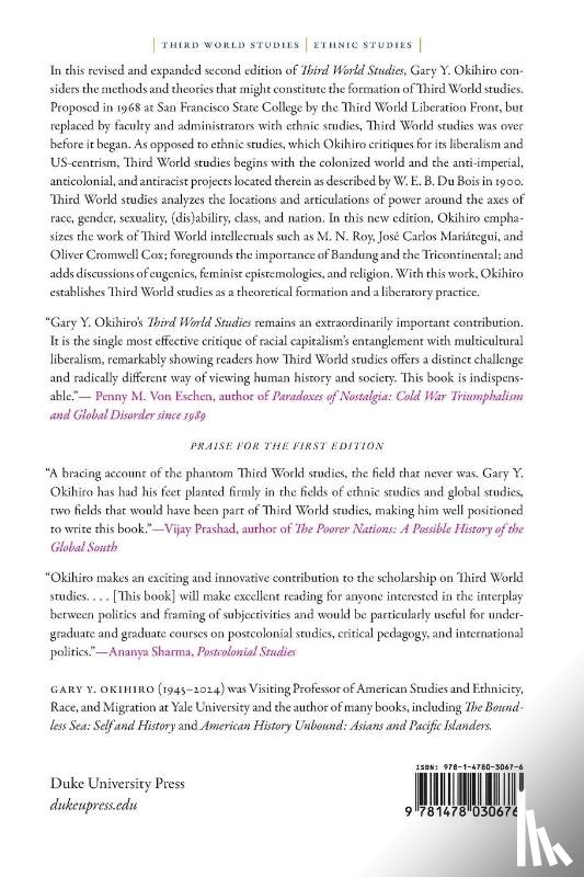 Okihiro, Gary Y. - Third World Studies