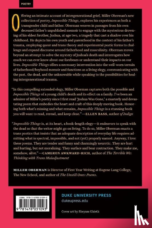 Oberman, Miller - Impossible Things