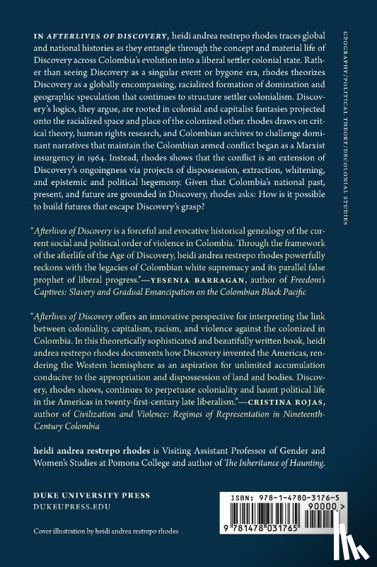 rhodes, heidi andrea restrepo - Afterlives of Discovery