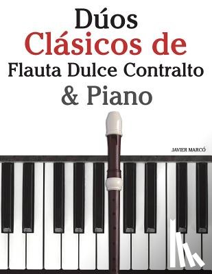 Marc - Duos Clasicos de Flauta Dulce Contralto & Piano