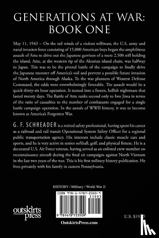 Schreader, G F - Unsung Hero; Forgotten War