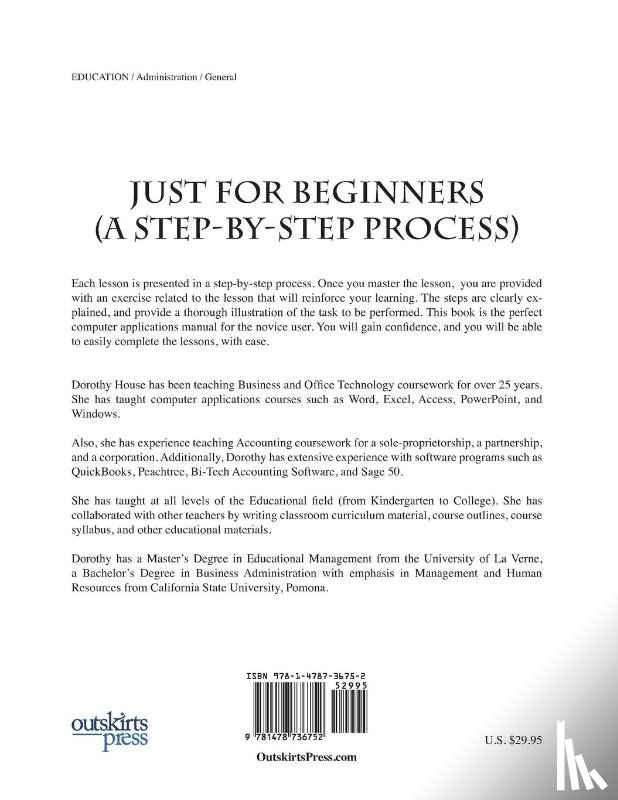 House, Dorothy - Microsoft Word, Excel, and PowerPoint