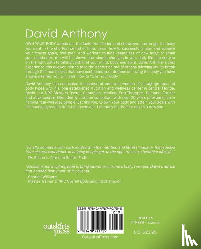 Anthony, David - Own Your Body