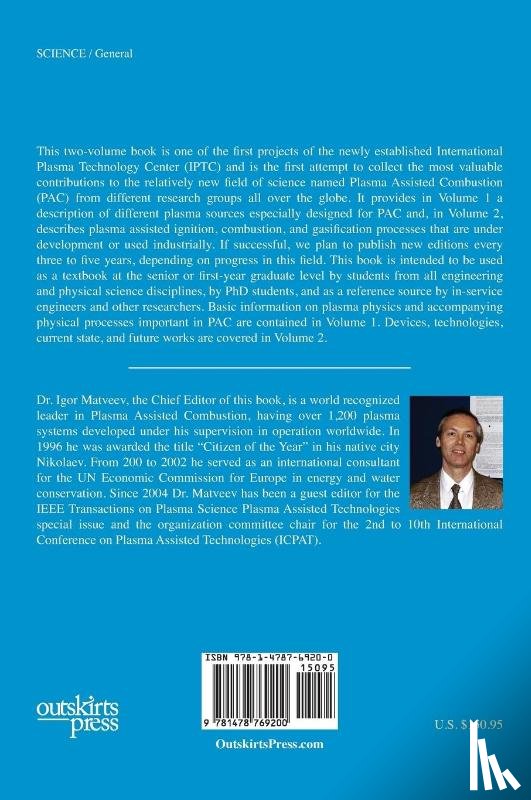 Matveev, Igor - Plasma Assisted Combustion, Gasification, and Pollution Control