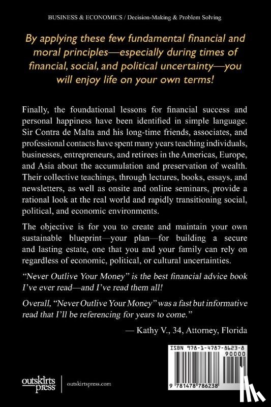 de Malta, Sir Contra - Never Outlive Your Money